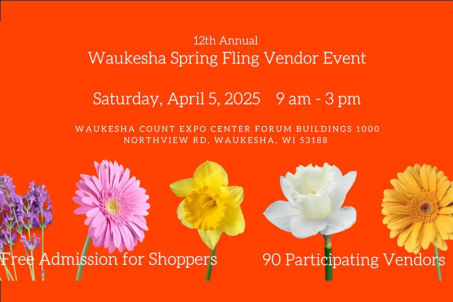 spring fling vendor event waukesha expo 2025