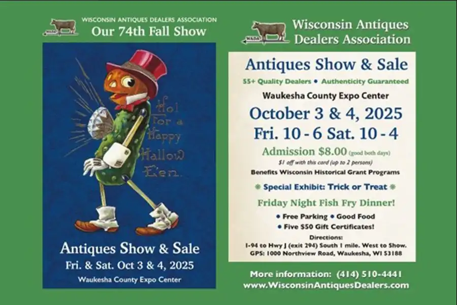 wisconsin antique dealers show fall 2025